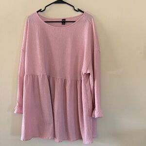 Pink Women's Tunic Top